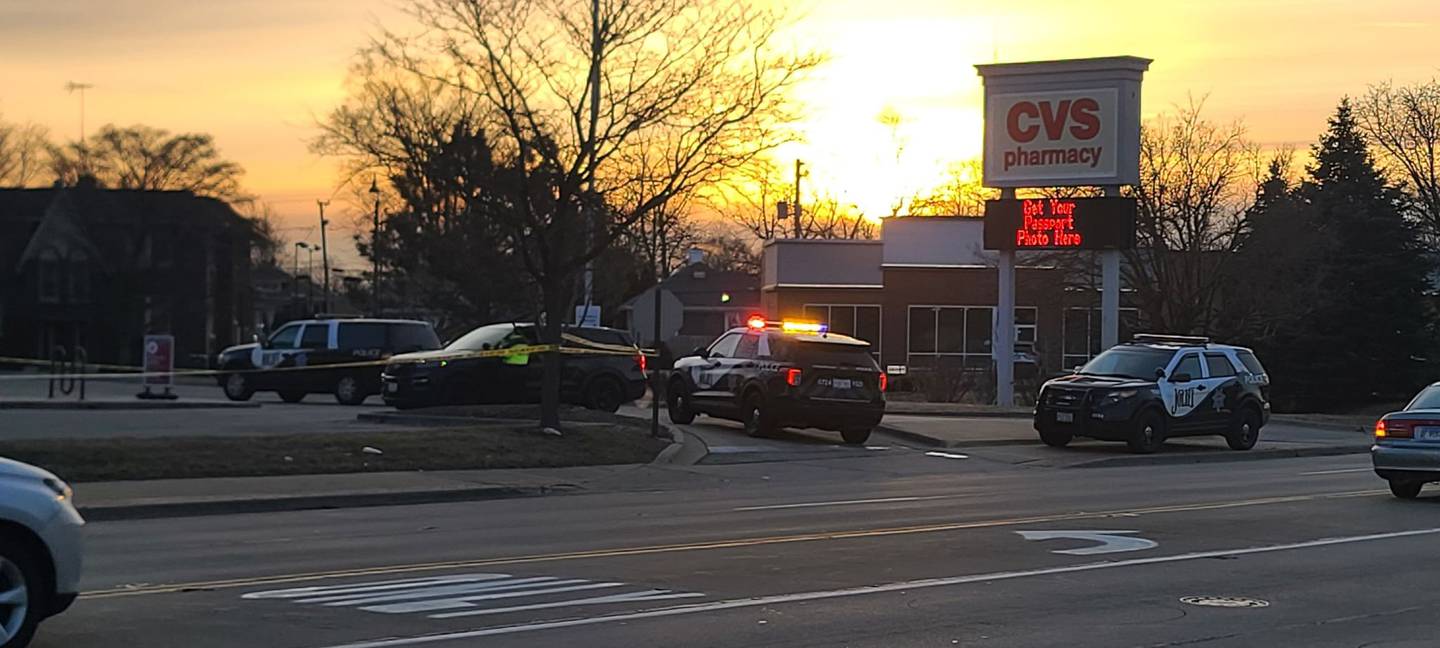 A pedestrian was apparently struck by a vehicle and killed early Thursday morning in the parking lot of the 809 Plainfield Road, police said.