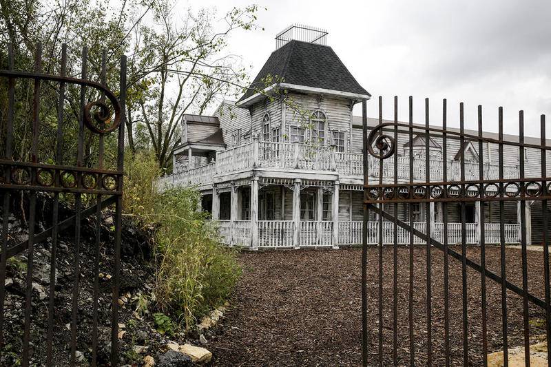 HellsGate Haunted House on Thursday, Sept. 29, 2016 in Lockport, Ill.