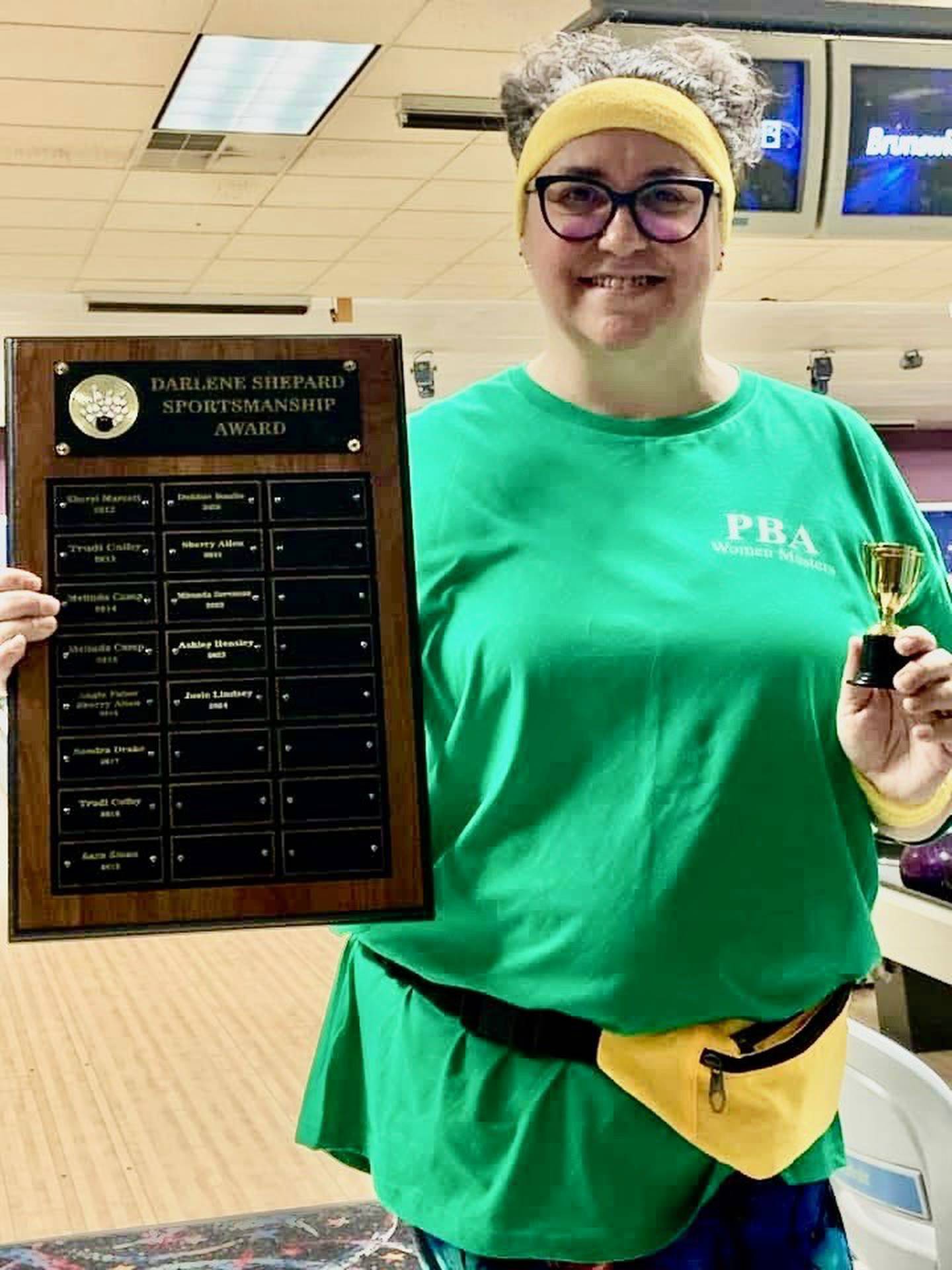 Correna Eggers won the Darlene Shepard Sportsmanship Award.
