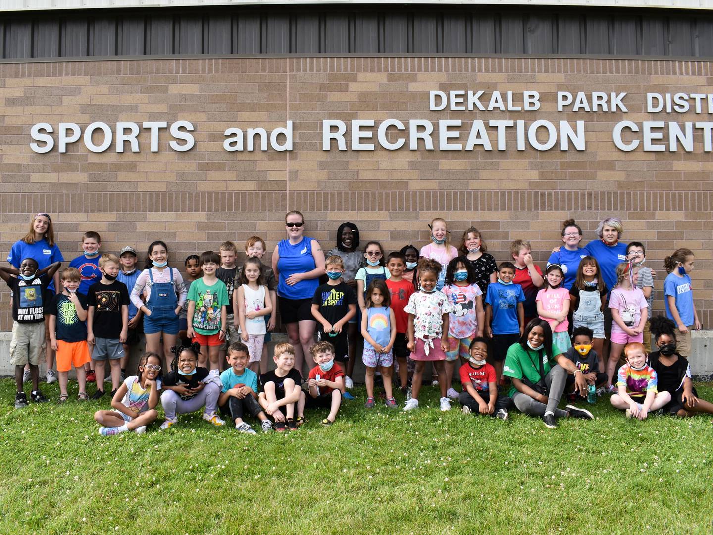 DeKalb Park District Camp Discover campers. Photo provided by Katie Drum, Marketing Director of the DeKalb Park District.