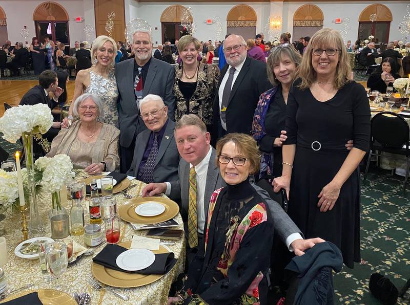 A table of guests at the 55th Anniversary Morris Hospital Auxiliary Gala.