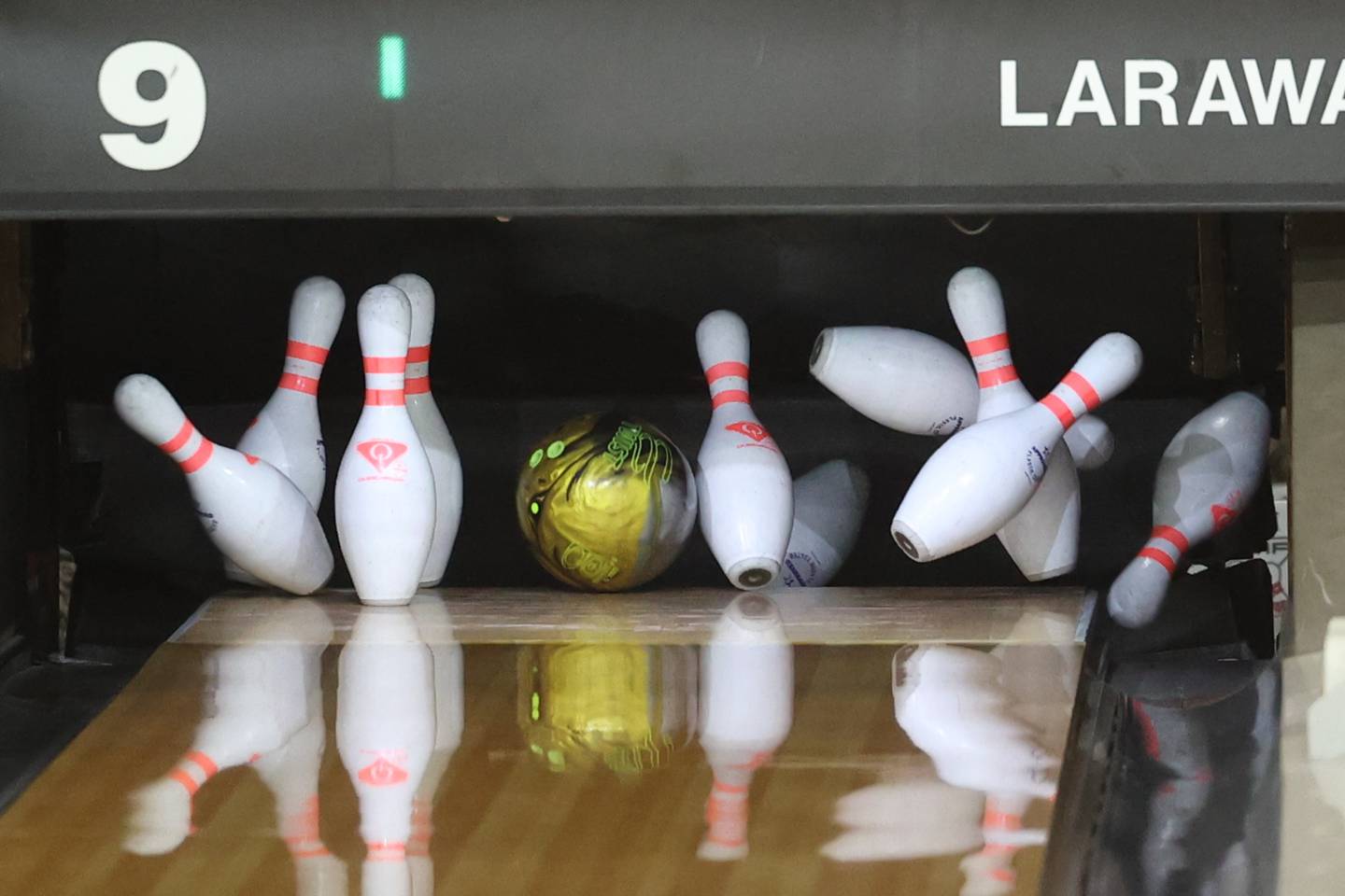 Lincoln-Way West holds bowling practice at Laraway Lanes in New Lenox.