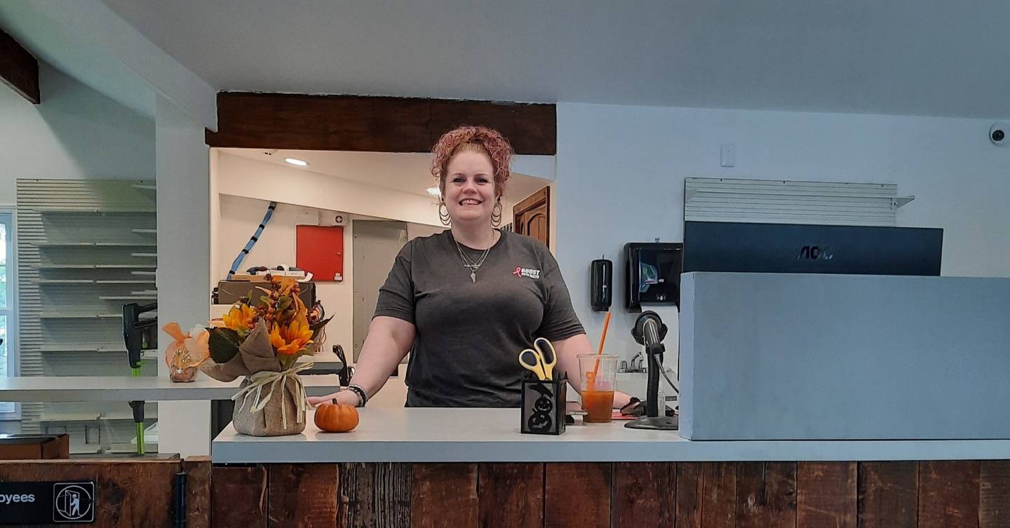 Melissa Lee, owner of Geneva Pharmacy, 501 E. State St., Geneva, getting the new place ready for to open Oct. 18 once the city does a final inspection. The independent pharmacy will offer curbside and free delivery service. It will eventually offer a drive-thru once it gets city approval.