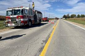 Building burned to ground in rural Yorkville-area near Illinois Route 47