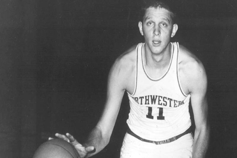 Princeton's Joe Ruklick was an All-American center for Northwestern University, graduating with 16 school records in 1959.