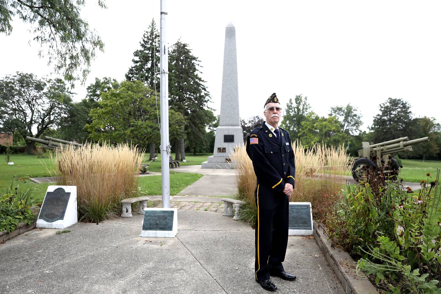 Dick Rooney of Westmont, at the Downers Grove American Legion Post 80, served in the Air Force reserves as a pharmacist.
