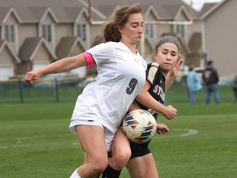 Girls soccer: Jade Schrader’s late goal keeps Kaneland’s unbeaten streak vs. Sycamore alive