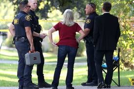 Photos: Investigation continues in Sycamore after two people found dead inside home