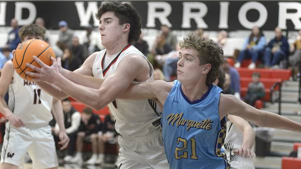 Photos: Woodland defeats Marquette 58-43 in boys basketball
