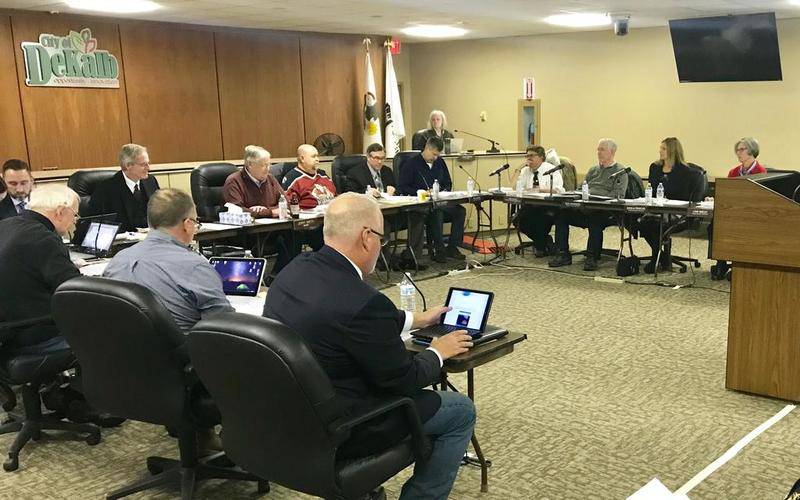 The two-day budget workshop between the City Council and Finance Advisory Committee will continue at another joint meeting set for 6 p.m. Wednesday at the DeKalb Municipal Building, and the city council will hold a first round vote on the FY2020 budget Monday.