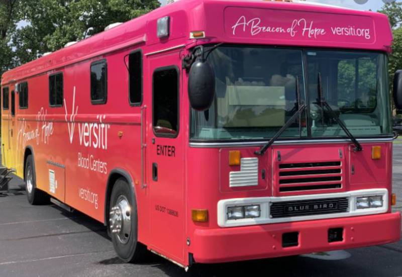 Versiti Blood Centers' mobile coach will be at the Fox Valley Community Center for a blood drive on Tuesday, June 28.