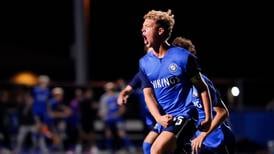 Late set-piece goals from Ben Murphy and Caleb Kelly lead Geneva over St. Charles East in conference finale