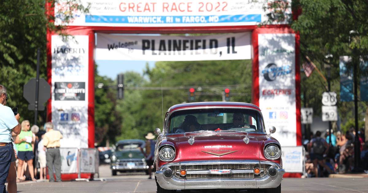 The Great Race pitstops in Plainfield on a perfect summer day – Shaw Local