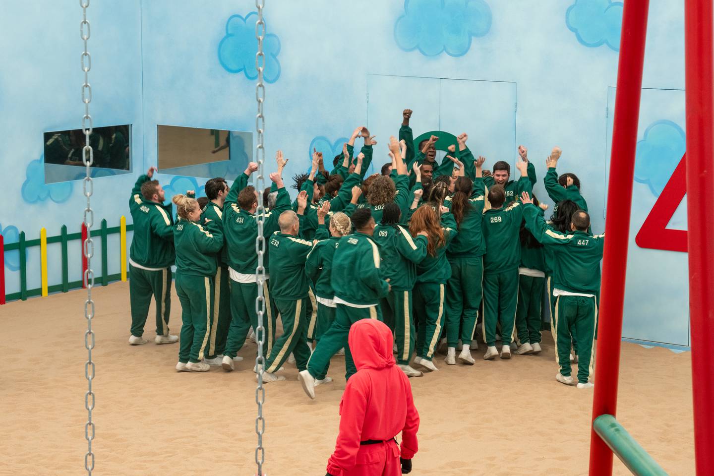 Oswego native Mark Gilloffo led the Circle Team on the Netflix show  “Squid Game: The Challenge."