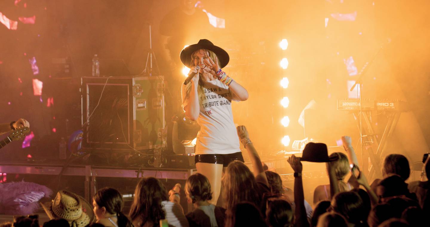 Taylorville, a Taylor Swift tribute, will perform at Corn Fest in downtown DeKalb Sunday, Aug. 24.