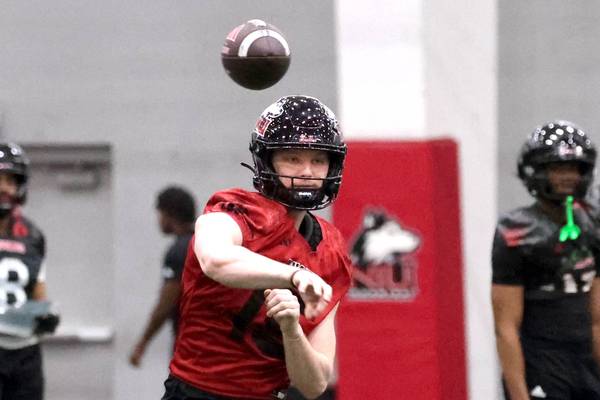 NIU QB, Marengo grad Josh Holst going through spring as presumptive starter: ‘It’s his job to hold on to it’