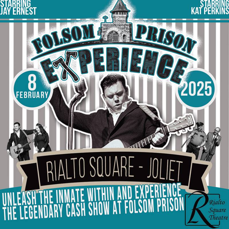 Experience a tribute to music icon Johnny Cash at the Rialto Square Theatre in downtown Joliet on Feb. 8, 2025.