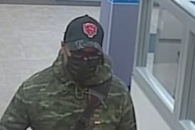 FBI releases photos of suspect in St. Charles armed bank robbery, seeks public help