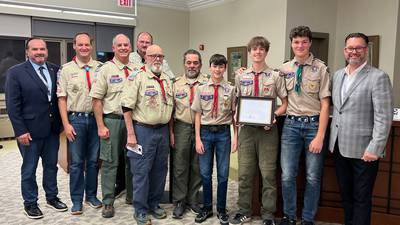 Ahead of 100-year anniversary, Scout Troop 13 presented ‘Spirit of St. Charles Award’