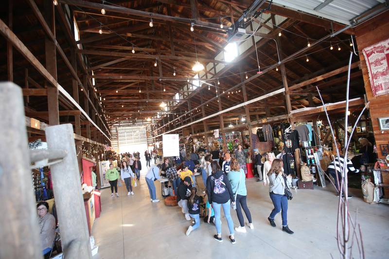 A crowd attends the Burgoo inside the Canal Market building during the 54th annual Burgoo on Sunday, Oct. 13, 2024 downtown Utica.