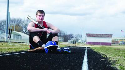 Polo senior Taylor splitting spring season between track and baseball