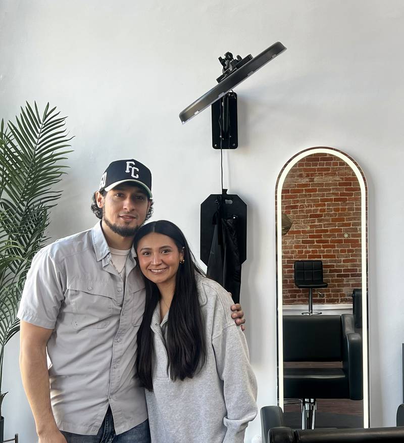 H&B House of Hair owners Jose Hernandez and Doris Beranza.