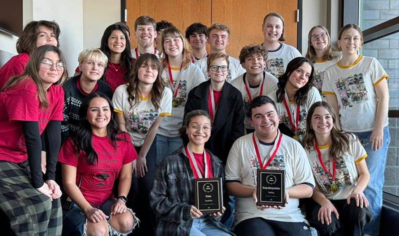 Sterling High School has announced its contest play, “The Chips are Down”, and group interpretation, “The Sandlot”, have advanced to the IHSA State Drama Competition at Harold Richards High School on March 27.