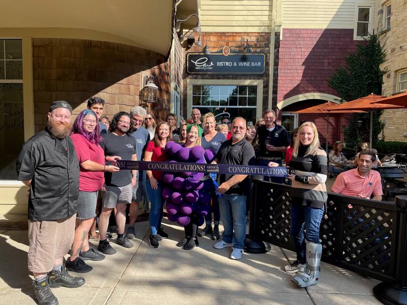 Geneva Winery Bistro & Wine Bar celebrated its opening at 407 S. Third Street, Suite 150 in Geneva with a ribbon-cutting ceremony September 29, 2023, alongside members and staff of the Geneva Chamber of Commerce.
