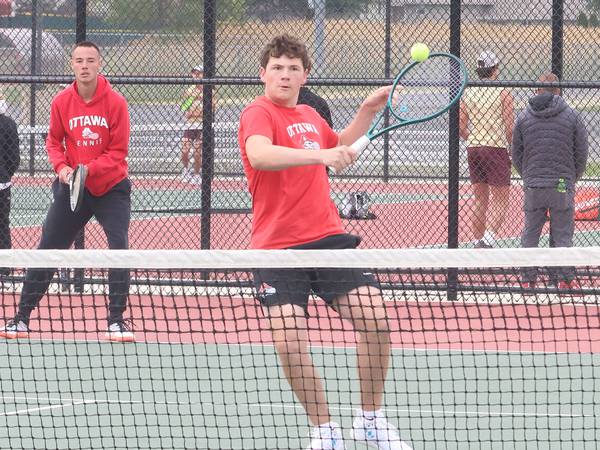 Photos: Ottawa, Princeton and Morris compete in L-P Class 1A Boys Tennis Sectional