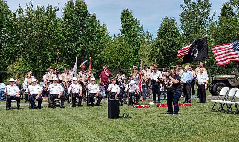 The Plano American Legion held Memorial Day ceremonies at Veterans Walkway and at Little Rock Cemetery in Plano on May 26.
