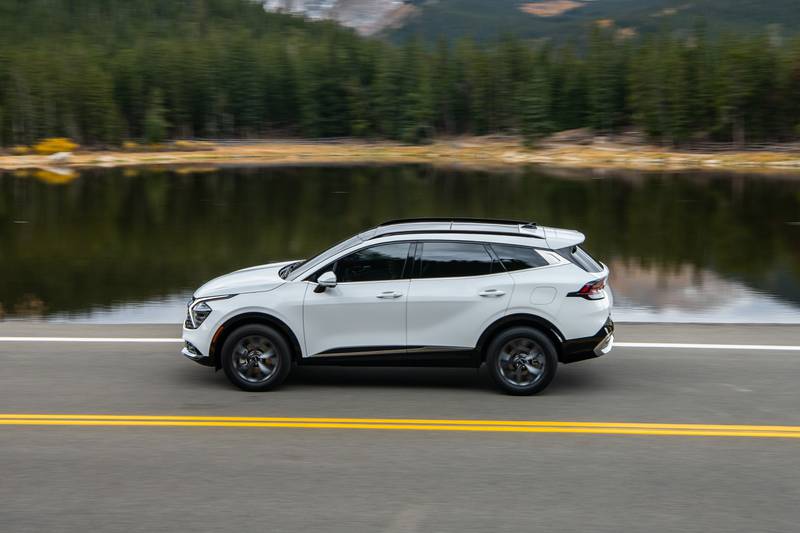Redesigned for 2023, the Sportage SUV has gotten bigger and more powerful.