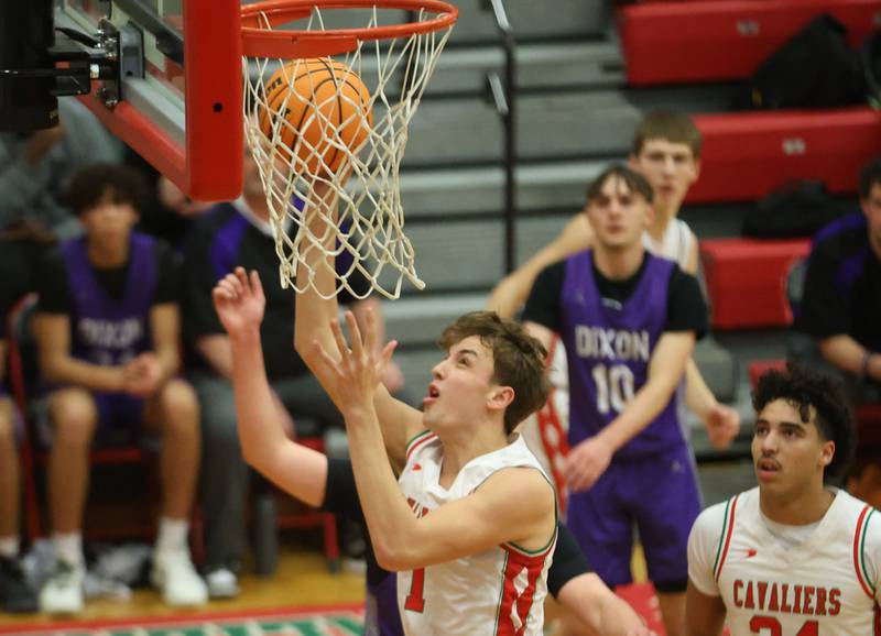 L-P's Jameson Hill drives to the hoop on Tuesday, Jan. 20, 2026 in Sellett Gymnasium at L-P High School.