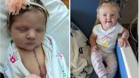 McHenry family waits in California for 1-year-old daughter’s open heart surgery