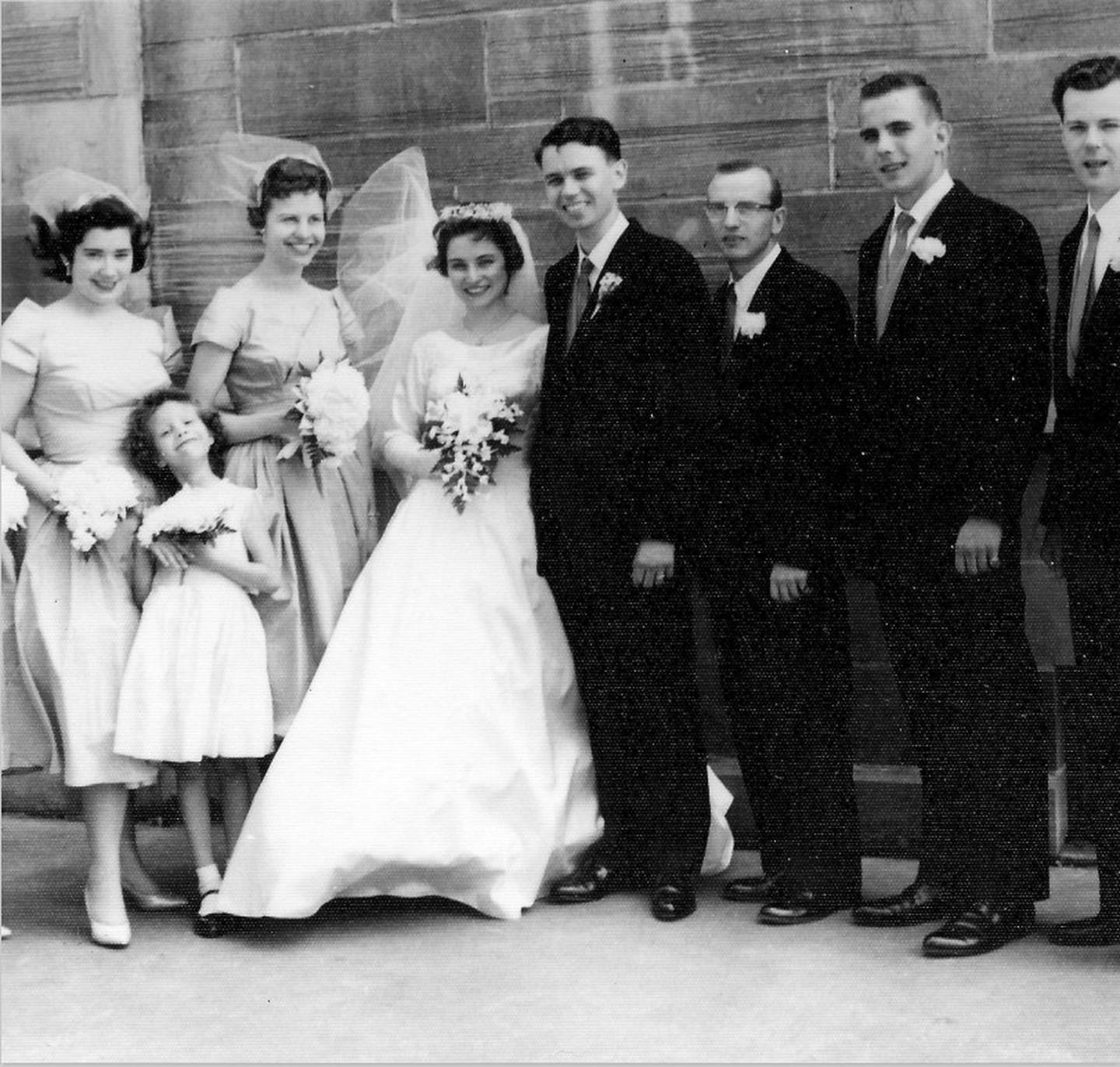 On April 23, 1960, Werner and Marilyn Baeckelandt were married at St. Felicitas Church in Chicago. They lived in Chicago for decades before moving to Lindenhurst in 2002.