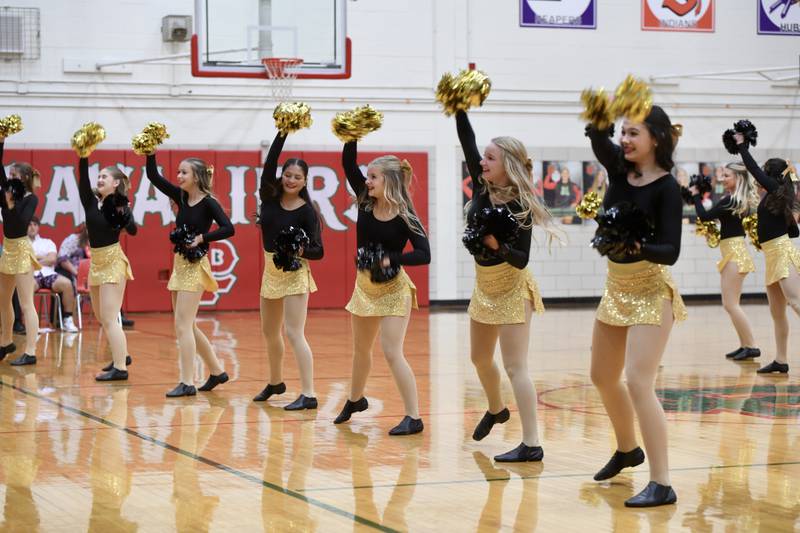 The L-P Cavalettes perform during the L-P High School Variety Show on Monday, Oct. 2, 2023 in Sellett Gymnasium.