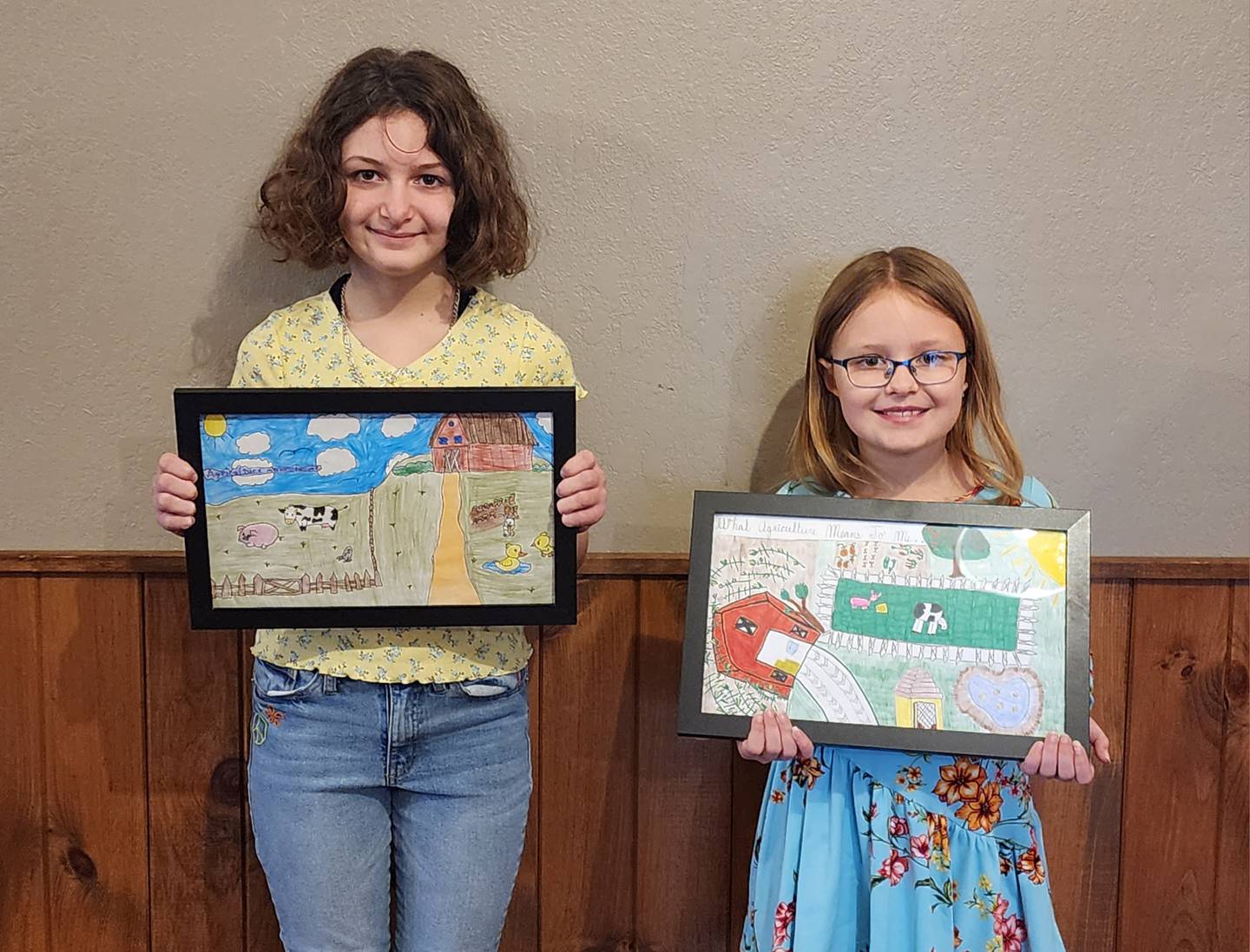 The two winners of the placemat contest were announced as Leah Donnelly and Kensi Haney, both of Bureau Valley North Elementary in Walnut.