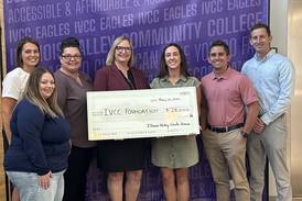 IV Leads donates $28,000 to IVCC foundation for student scholarships
