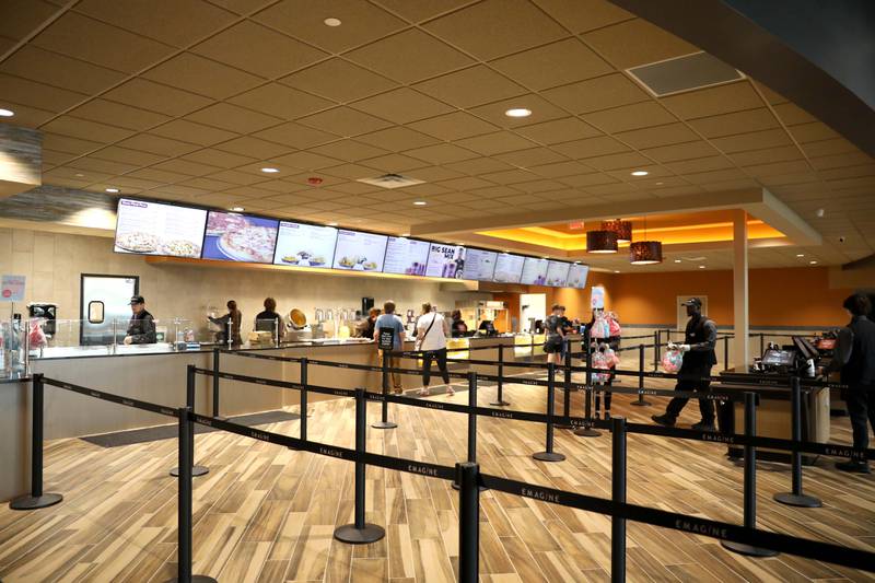 The new Emagine Batavia movie theatre, located at 550 Randall Rd., in Batavia, is now open. The theater, formally the Randall 15 IMAX, was purchased by Emagine in Spring 2020 and has been renovated to include 12 auditoriums, 2 private screening rooms, a large format EMX screen and a SUPER EMX screen.