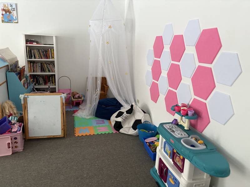 The play room at the Association for Individual Development in McHenry photographed Dec. 23, 2024. The organization receives funds from the Mental Health Board.