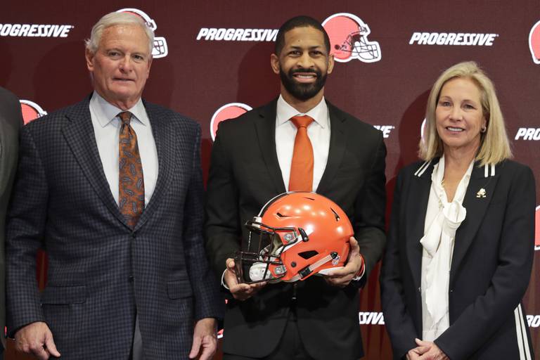 Kwesi Adofo-Mensah after being named Cleveland's new vice president of football operations under first-year general manager Andrew Berry in February 2020.