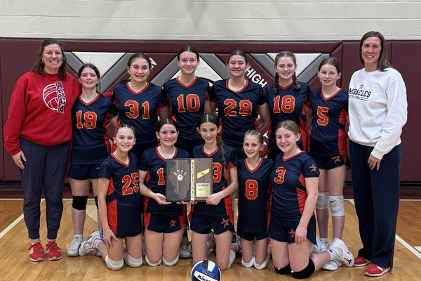 St. Carlos Acutis seventh grade volleyball advances to state