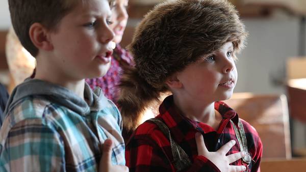 Photos: Sycamore third graders at Southeast Elementary visit one-room schoolhouse