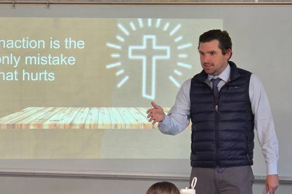 Without funds for student leadership program, small Catholic school in Cary created its own