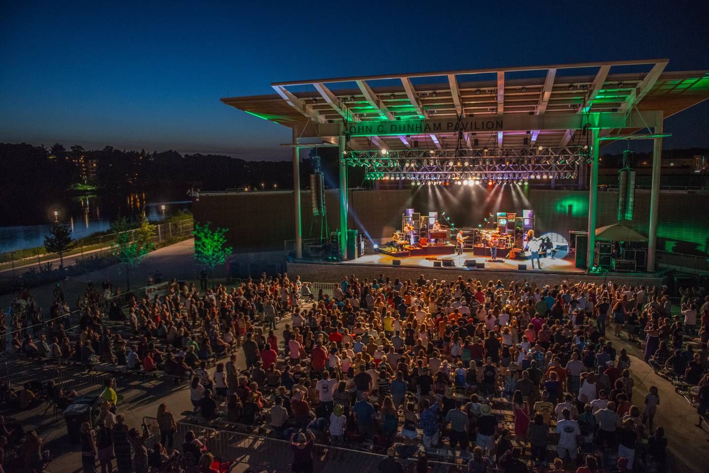 Aurora Area Convention and Tourism Bureau celebrates RiverEdge Park.