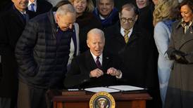 Biden signs gay marriage bill at White House ceremony