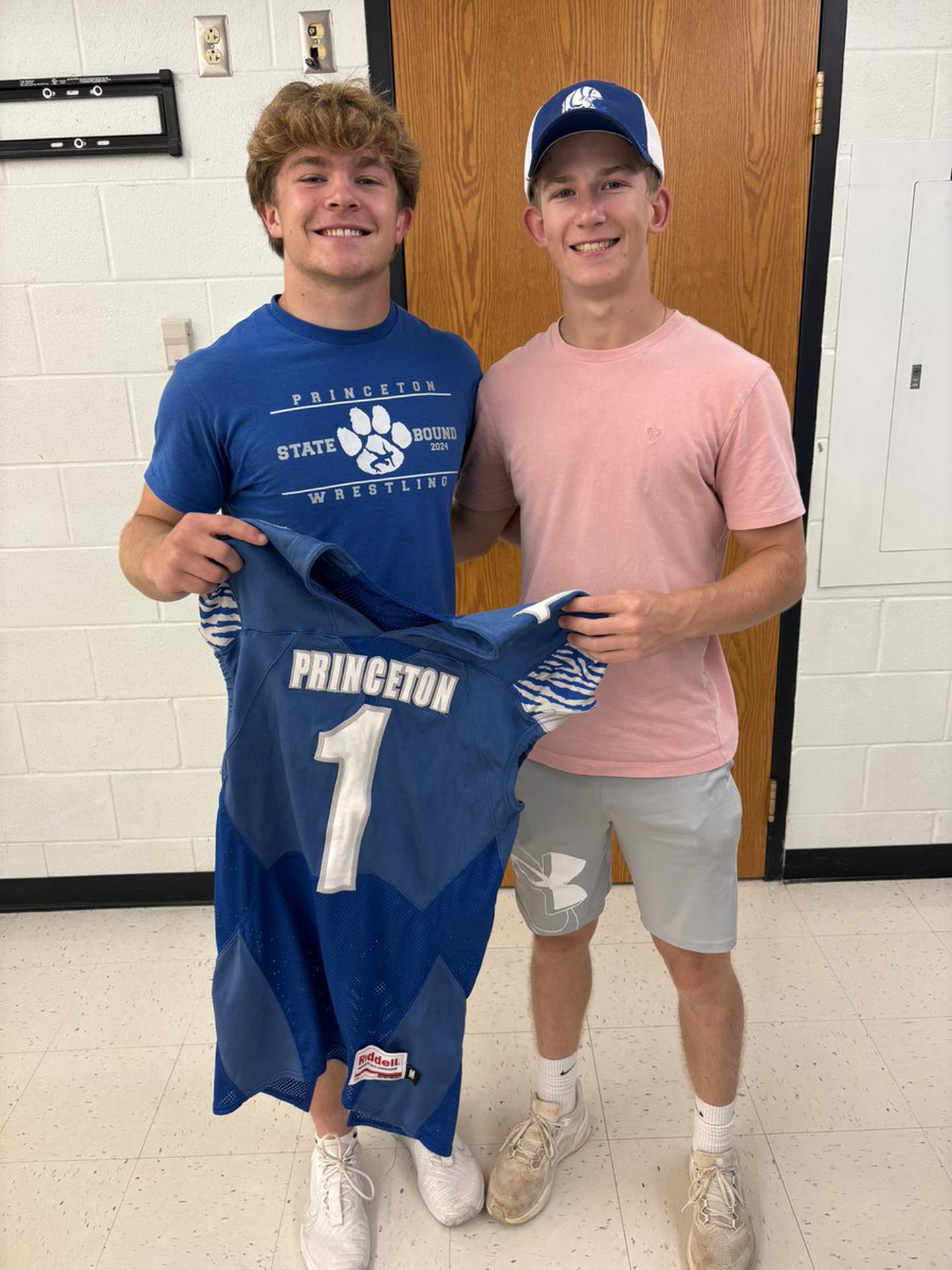 Princeton captain Casey Etheridge selected Braden Shaw with the first pick of the Tigers' 2025 "NEL" Draft. NEL stands for No Excuses League.