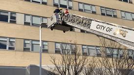 Joliet Fire Department brings Santa to ‘visit’ hospital patients