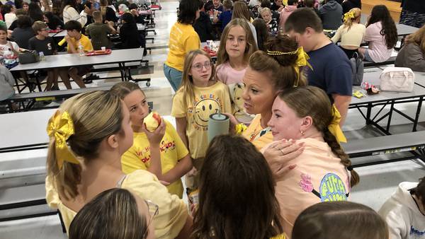 ‘This child is my hero’: Son’s cancer prompts McHenry Middle School staff member to raise awareness 