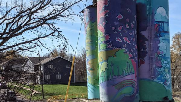 Oswego now owns colorful silos  that are part of mural project