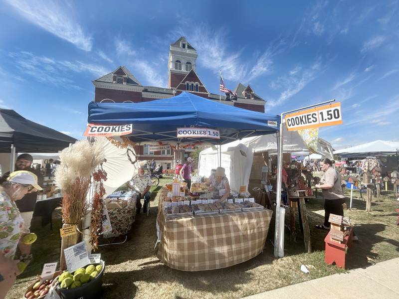 This vendor booth sold homemade cookies in the Market at Autumn on Parade Saturday, and Sunday, Oct. 4-5, 2025 in Oregon.